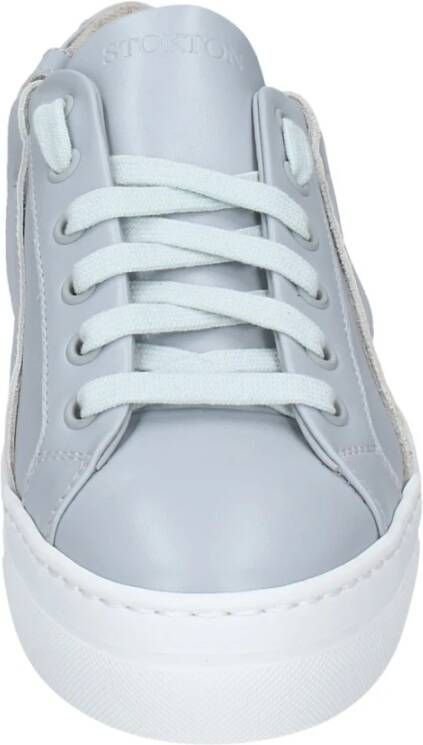 Stokton Leren Damessneakers Gray Dames