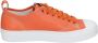 Stokton Leren Damessneakers Orange Dames - Thumbnail 3