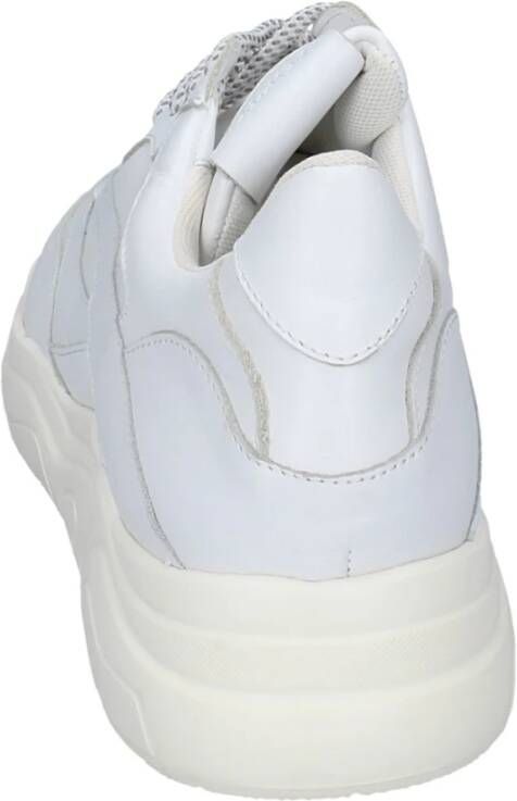 Stokton Leren Damessneakers White Dames