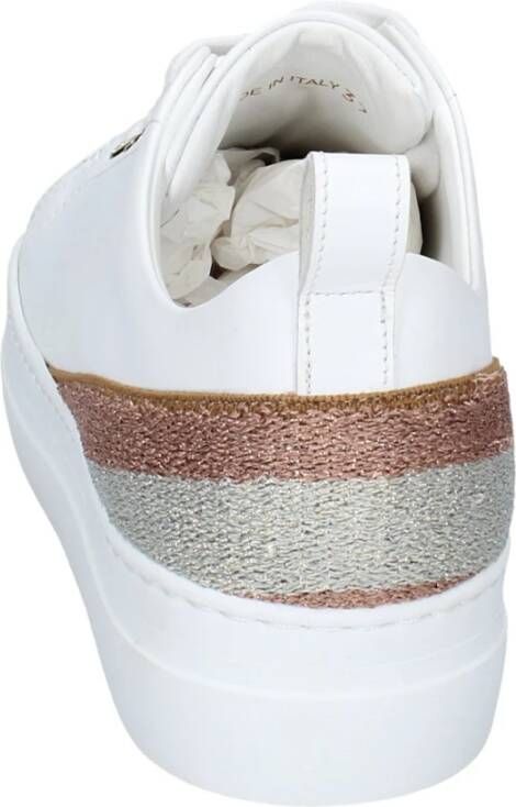 Stokton Leren Damessneakers White Dames