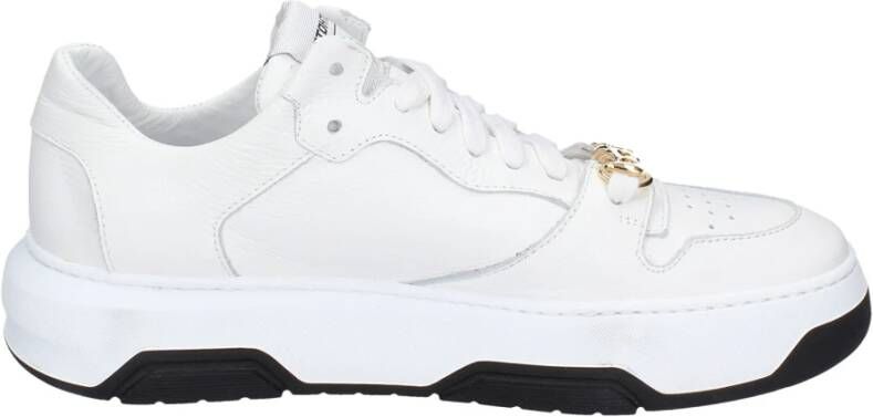 Stokton Leren Damessneakers White Dames