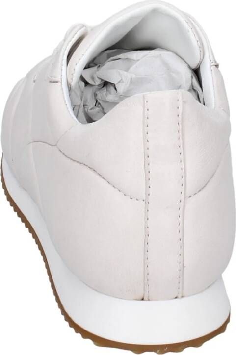 Stokton Leren Damessneakers White Dames