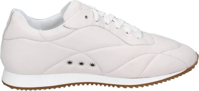 Stokton Leren Damessneakers White Dames