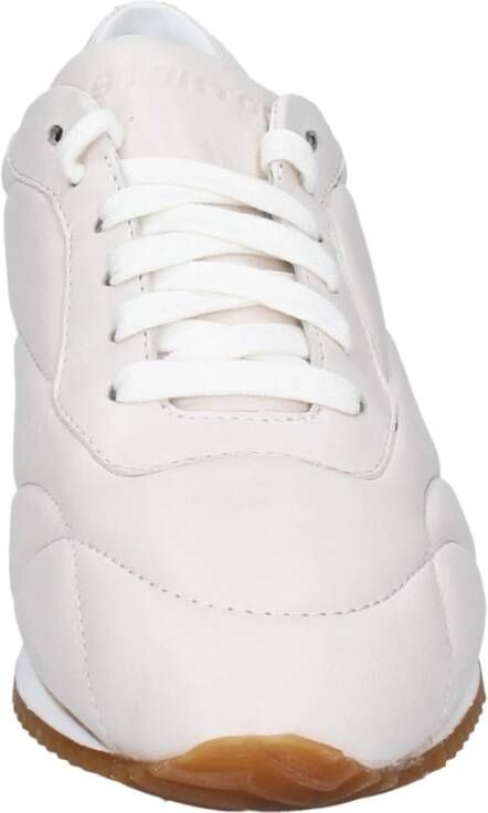 Stokton Leren Damessneakers White Dames