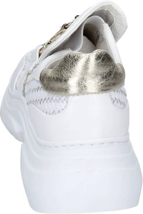 Stokton Leren Damessneakers White Dames