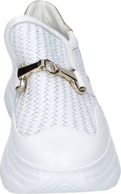 Stokton Leren Damessneakers White Dames