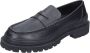 Stokton Leren Heren Loafers Schoenen Black Heren - Thumbnail 5