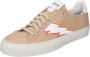 Stokton Leren Heren Sneakers Beige Heren - Thumbnail 5