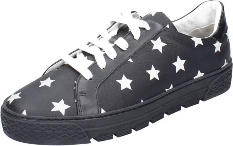 Stokton Leren Heren Sneakers Black Heren