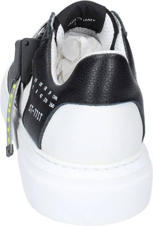 Stokton Leren Heren Sneakers Black Heren