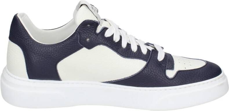 Stokton Leren Heren Sneakers Blue Heren