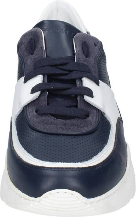 Stokton Leren Heren Sneakers Blue Heren