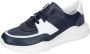 Stokton Leren Heren Sneakers Blue Heren - Thumbnail 5