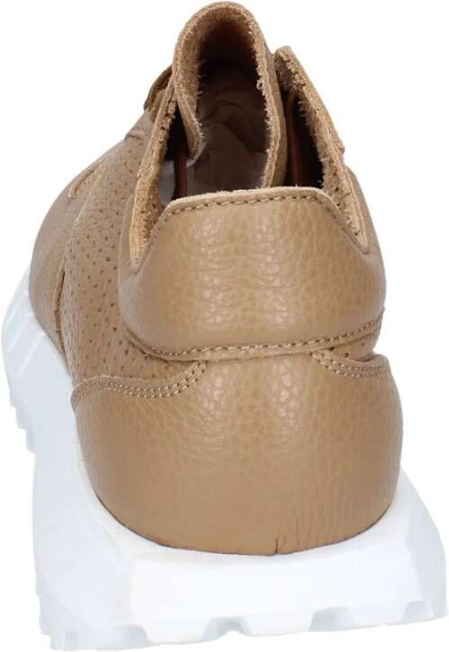 Stokton Leren Heren Sneakers Brown Heren