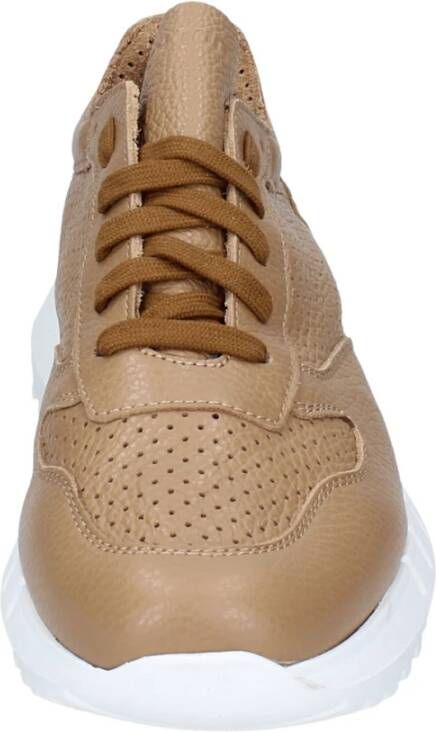 Stokton Leren Heren Sneakers Brown Heren