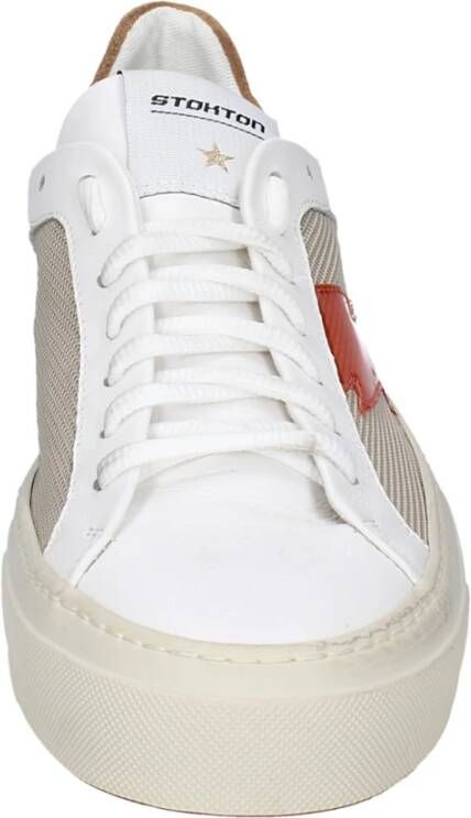 Stokton Leren Heren Sneakers Multicolor Heren