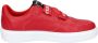 Stokton Leren Heren Sneakers Red Heren - Thumbnail 3