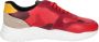 Stokton Leren Heren Sneakers Red Heren - Thumbnail 3