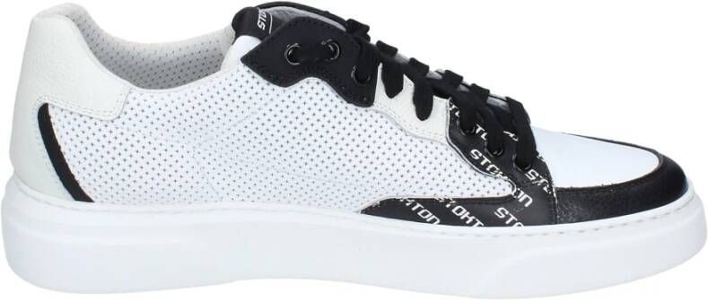 Stokton Leren Heren Sneakers White Heren