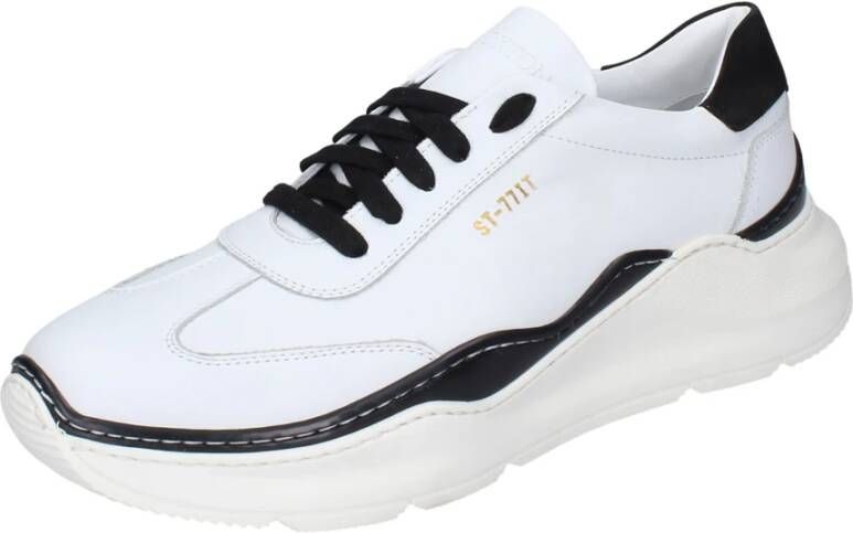 Stokton Leren Heren Sneakers White Heren