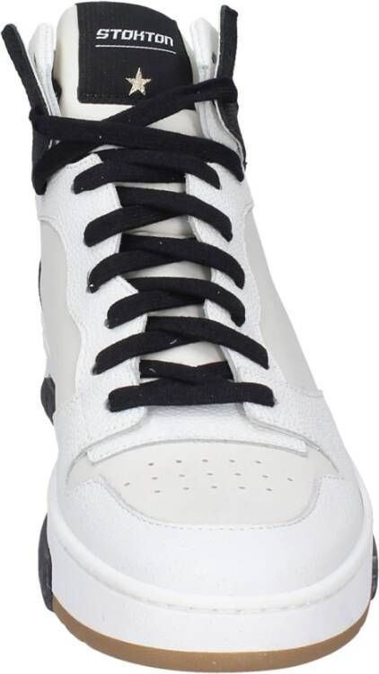 Stokton Leren Heren Sneakers White Heren