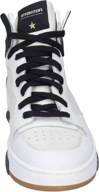 Stokton Leren Heren Sneakers White Heren