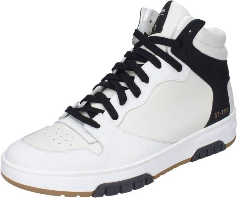 Stokton Leren Heren Sneakers White Heren