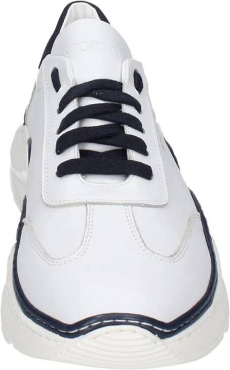 Stokton Leren Heren Sneakers White Heren