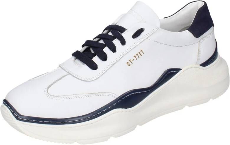 Stokton Leren Heren Sneakers White Heren