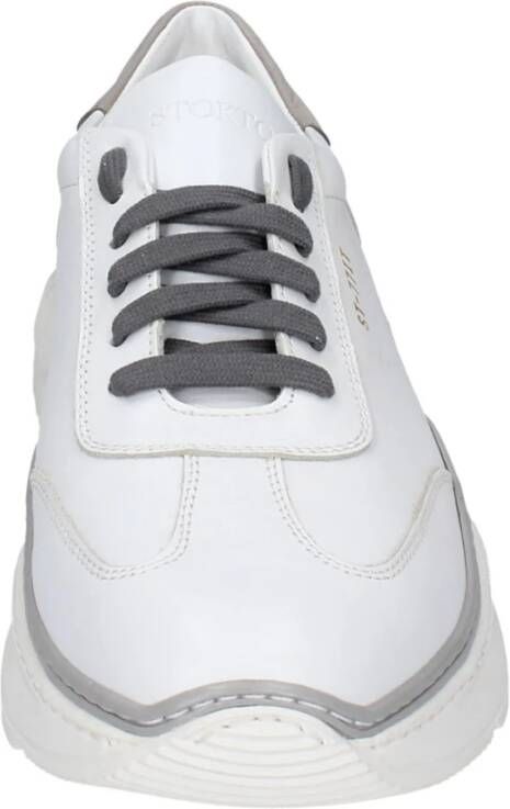 Stokton Leren Heren Sneakers White Heren