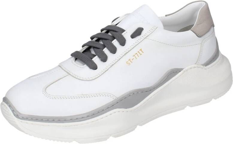 Stokton Leren Heren Sneakers White Heren