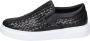 Stokton Leren Slip-On Sneakers voor Mannen Black Heren - Thumbnail 2