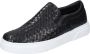 Stokton Leren Slip-On Sneakers voor Mannen Black Heren - Thumbnail 5