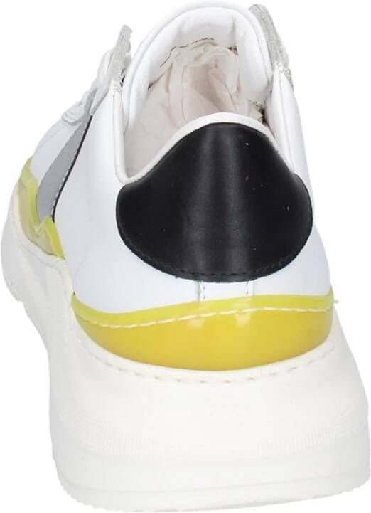 Stokton Leren Sneakers voor Mannen White Heren