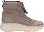 Stokton Nubuck Leren Enkellaarzen Vrouwen Beige Dames - Thumbnail 3