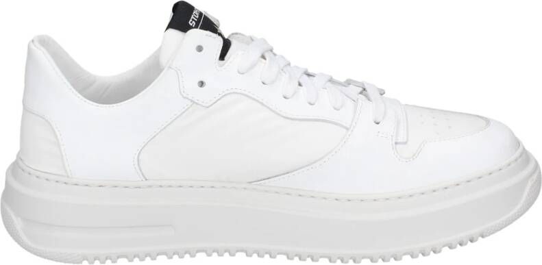 Stokton Rubber Sneakers voor Mannen White Heren