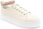 Stokton Leren Sneakers voor Vrouwen Beige Dames - Thumbnail 3