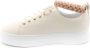 Stokton Leren Sneakers voor Vrouwen Beige Dames - Thumbnail 4