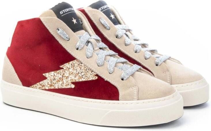 Stokton Sneakers Rood Dames