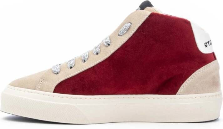 Stokton Sneakers Rood Dames