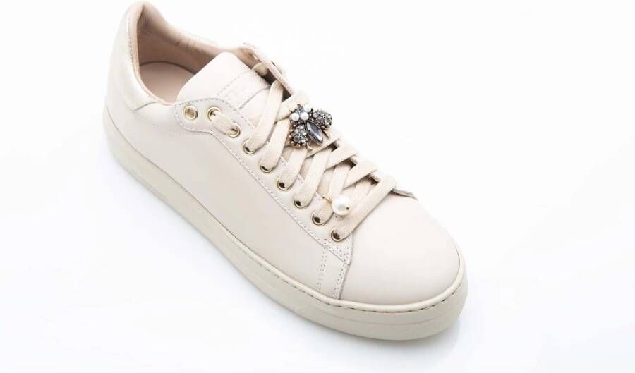 Stokton Stijlvolle Sprite Sneakers Beige Dames