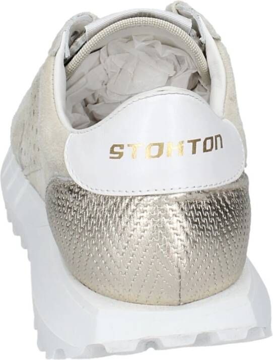 Stokton Suede Damessneakers Beige Dames