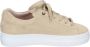 Stokton Suede Damessneakers Beige Dames - Thumbnail 3