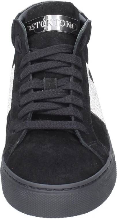 Stokton Suede Damessneakers Black Dames