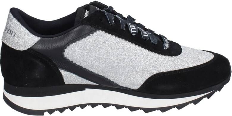 Stokton Suede Damessneakers Black Dames