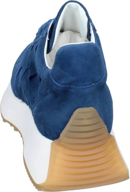 Stokton Suede Damessneakers Blue Dames