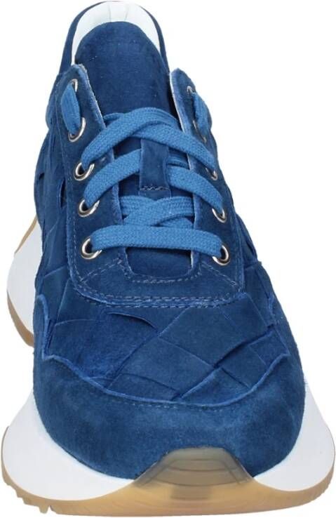 Stokton Suede Damessneakers Blue Dames