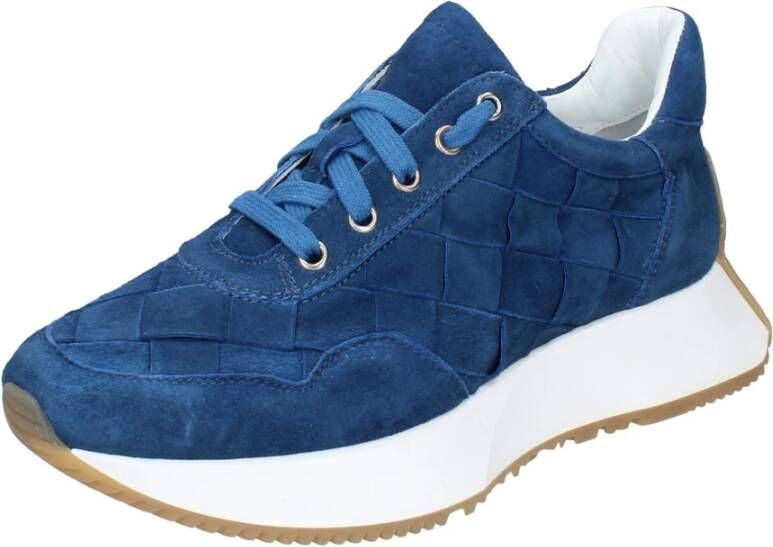 Stokton Suede Damessneakers Blue Dames