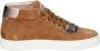 Stokton Suede Damessneakers Brown Dames - Thumbnail 3