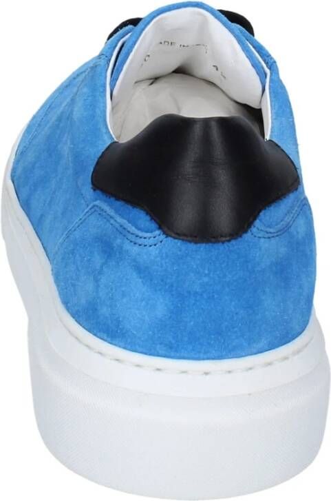 Stokton Suede Heren Sneakers Blue Heren